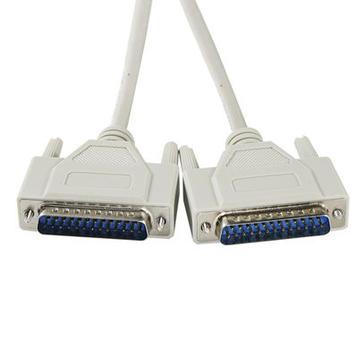 20-28AWG DB25 女性から女性へ データ転送のためのシリアルアダプタ 2年間の保証 白