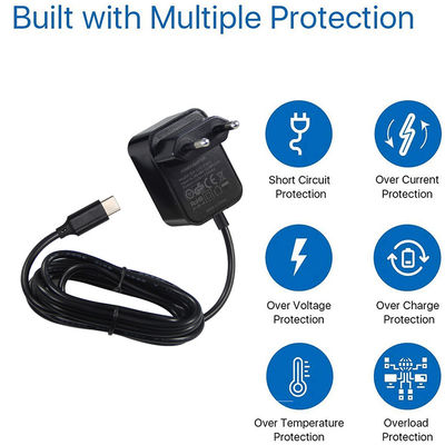 USB C 12V 3A EU 電源アダプター スイッチング トランスフォーマー ユニバーサル 3A 電源アダプター 12V 壁充電器 EU 2Pin