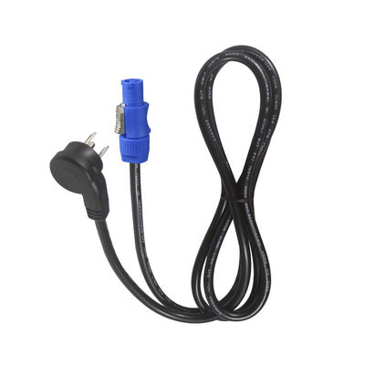 プロオーディオ電源ケーブル NEMA 5-15P から NAC3FCA PowerCON 1m-10m ケーブル長さ SVT 18AWG/SJT 14AWG/3C