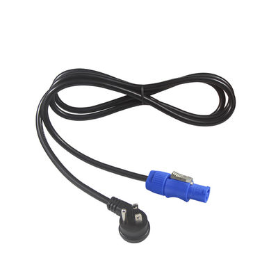 プロオーディオ電源ケーブル NEMA 5-15P から NAC3FCA PowerCON 1m-10m ケーブル長さ SVT 18AWG/SJT 14AWG/3C