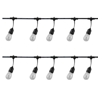 25FT 50FT 100FT G40 グローブ LED ストリングライト パティオランプ ケーブルコード 屋外結婚式パーティー