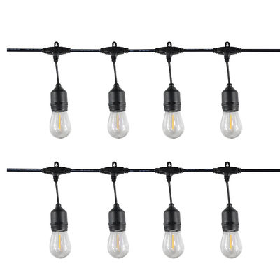 25FT 50FT 100FT G40 グローブ LED ストリングライト パティオランプ ケーブルコード 屋外結婚式パーティー