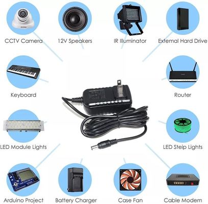 UL/ETL認定 US電源アダプタ I級機器用 純銅導体 12v 1a