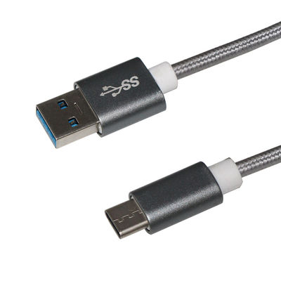 USB オーバーストレント 保護タイプ To c 3.0 USB タイプ C データケーブル 5Gbps 高速 3A 急速充電オーバーストレント 卸売用
