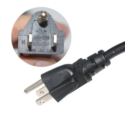 ユニバーサル NEMA 5-15P から IEC C13 電源コード 10A 250V UL コンピュータ/サーバー/医療機器用