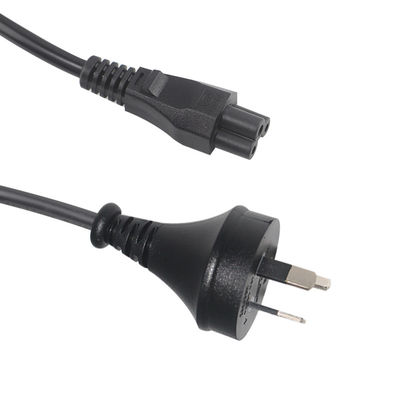 SAA認定 AU 3P から IEC C5 電源コード 2.5A 250V,0.75mm2 H05VV-F ラップトップ/プリンター (3ft-15ft)