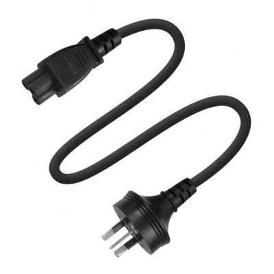 SAA認定 AU 3P から IEC C5 電源コード 2.5A 250V,0.75mm2 H05VV-F ラップトップ/プリンター (3ft-15ft)