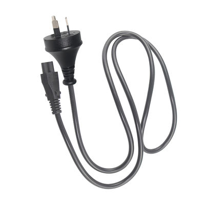 SAA認定 AU 3P から IEC C5 電源コード 2.5A 250V,0.75mm2 H05VV-F ラップトップ/プリンター (3ft-15ft)