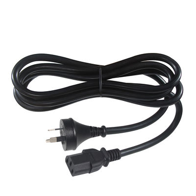 SAA認定AU 2ピンプラグとIEC C13電源コード, 250V 10A H05VV-F 3x0.75mm2 PC/サーバー/家庭用家電用の純銅