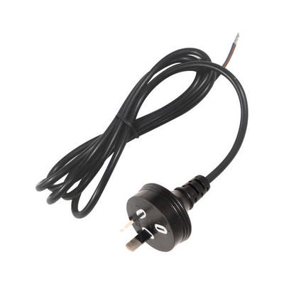 SAA認定AU 2ピンプラグ 脱ぎと缶詰の電源コード H03VV-F 2x0.75mm2 PVCジャケット 家電/産業用用の赤銅導体