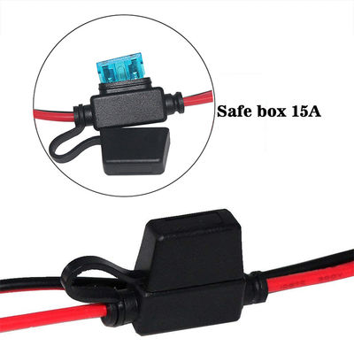 Sae 充電ワイヤ延長ケーブル 12v オンオフの電源スイッチ 14awg アリガタークリップ 2ピン 迅速なバッテリー バッテリークランプ