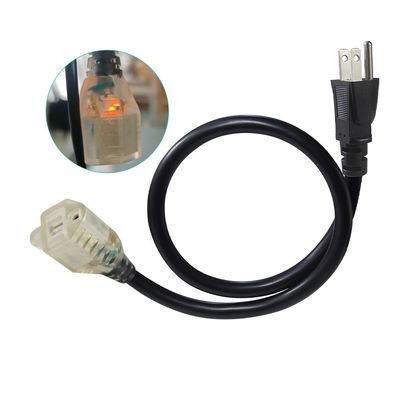 重荷 18AWG 1.2M 電源延長コード,家庭用電器/ワークショップ用のソケット出口への3本のプラグ