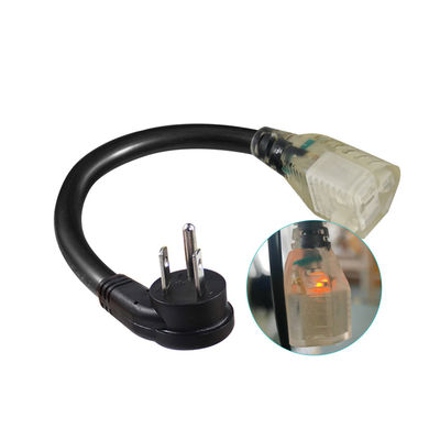 重荷 18AWG 1.2M 電源延長コード,家庭用電器/ワークショップ用のソケット出口への3本のプラグ