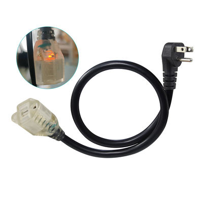 重荷 18AWG 1.2M 電源延長コード,家庭用電器/ワークショップ用のソケット出口への3本のプラグ