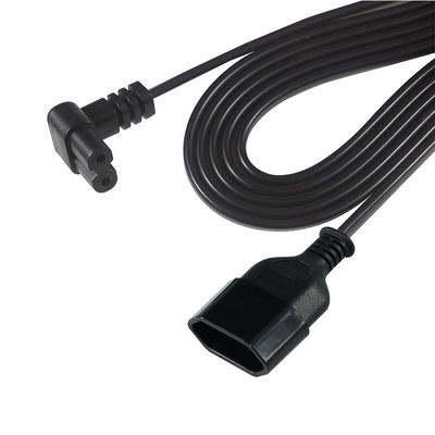 Premium Heavy Duty EU Schuko to IEC C7 Right Angle Power Cord for Home Appliances CE RoHS Certified Safe Wiring Solution