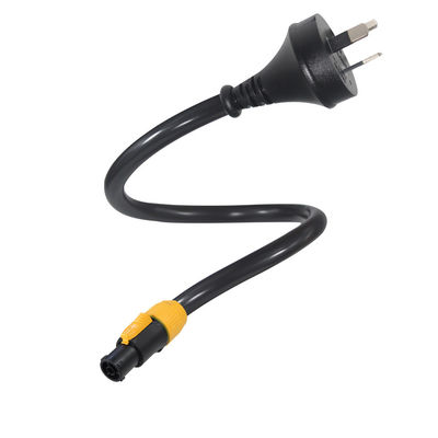 高品質AS/NZS 3112 XLR3 女性電源コード 10A 250V 専門オーディオ機器,ステージ使用,DJギア用重用