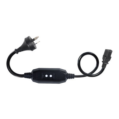 AU 3P - C13 電源コード、RCD安全プラグ付き 10A 250V
