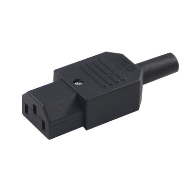 プレミアムヘビーデューティ 18AWG 3 Prong IEC 60320 C13 パワーコード コンピュータサーバーモニター, 250V 10A 3M CE RoHS 認証の柔軟なPVC