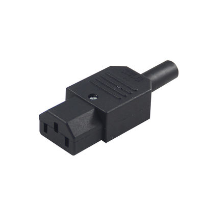 プレミアムヘビーデューティ 18AWG 3 Prong IEC 60320 C13 パワーコード コンピュータサーバーモニター, 250V 10A 3M CE RoHS 認証の柔軟なPVC