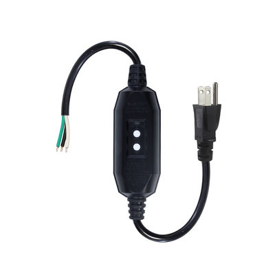 工業用重用 18AWG NEMA 5-15P 電源コード RCD 保護と機械/家電用用の無線先端