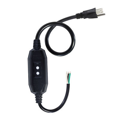 工業用重用 18AWG NEMA 5-15P 電源コード RCD 保護と機械/家電用用の無線先端