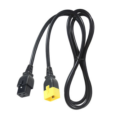 C19からC20の電源延長コードをロック 16A 250V 14AWG