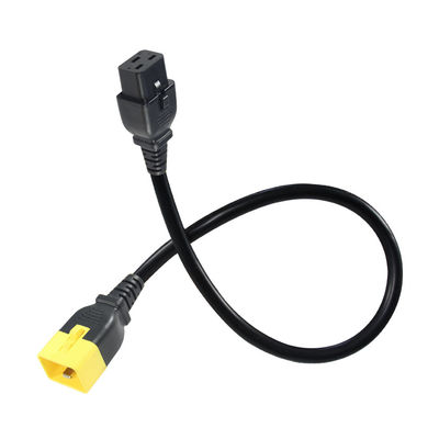 C19からC20の電源延長コードをロック 16A 250V 14AWG