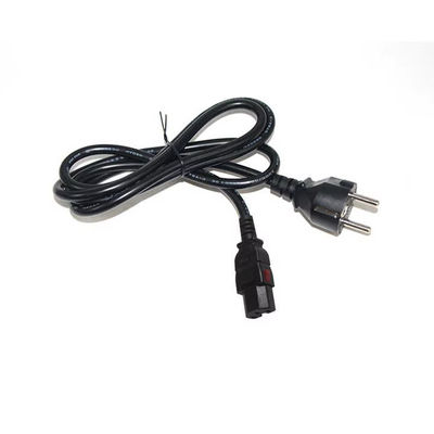 EU認定 2Pin to C15 電源コード 10A 250V 家庭用電器とサーバー用ラック (1.2M重用) の VDE/CE 安全