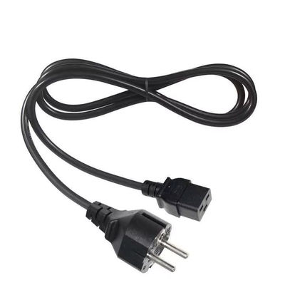 1.2M 重用 EU〜C19 電源コード サーバー/データセンター用 産業用 10A 250V CE RoHS 認証