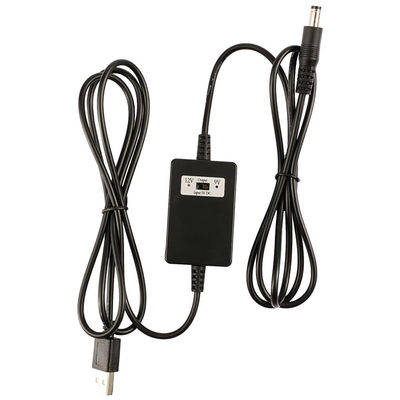 USB A 男性からDC5.5*2.1mm ストレージアップケーブル 5Vから9V/12V 変換器 超負荷保護の電源装置