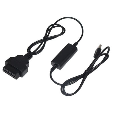 USBからOBD電圧ブースターケーブル 5Vから12V 短回路保護の車両充電システムのためのステップアップ変換器 (入力5V出力12V)