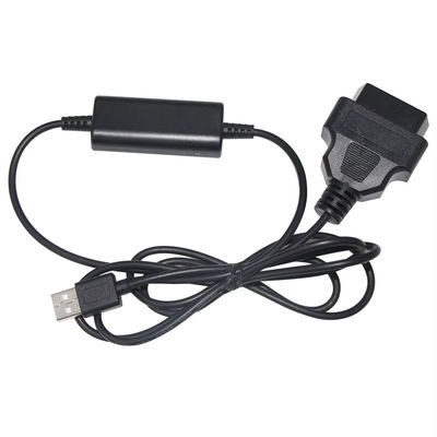 USBからOBD電圧ブースターケーブル 5Vから12V 短回路保護の車両充電システムのためのステップアップ変換器 (入力5V出力12V)