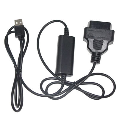 USBからOBD電圧ブースターケーブル 5Vから12V 短回路保護の車両充電システムのためのステップアップ変換器 (入力5V出力12V)