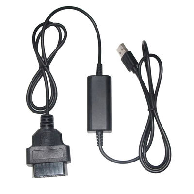 USBからOBD電圧ブースターケーブル 5Vから12V 短回路保護の車両充電システムのためのステップアップ変換器 (入力5V出力12V)