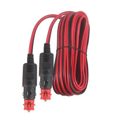 ダブル 男性 12V/24V 煙草点灯器 延長ケーブル 重用