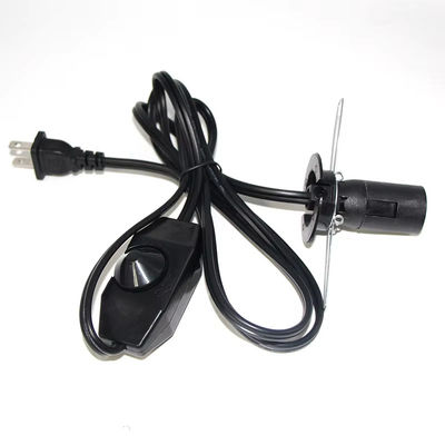 NEMA 1-15P - E14 調光対応ソケットアダプターケーブル 18AWG SPT-2