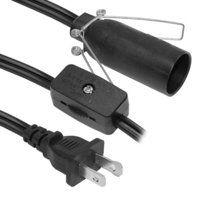 防水 NEMA1-15P E14 電球ホルダー変換器 室内ランプの配線用のスイッチコード 250V 15A