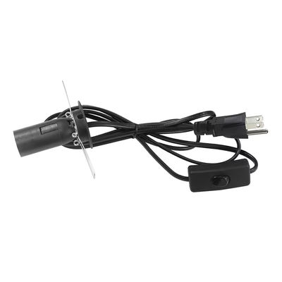 調節可能なNEMA5-15P E14 電球アダプターケーブル 303スイッチ付きディム可能なソケットコンバーター