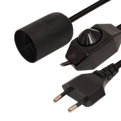 ヒマラヤ岩塩ランプ用調光可能 EUプラグ E27電球ホルダーケーブル