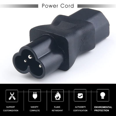 データセンター機器用 C13 - C6 電源プラグアダプター 10A 250V