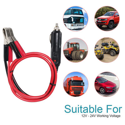 12V/24Vの点火器からバッテリークリップアダプターケーブル15A
