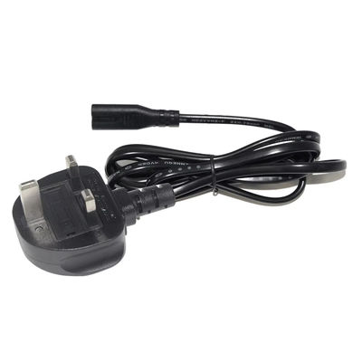 イギリスからC7電源ケーブル 1.5M 250V 2.5A 18AWG 柔軟なPVC ニンテンドースイッチ/スピーカー/ラップトップ電源アダプタ
