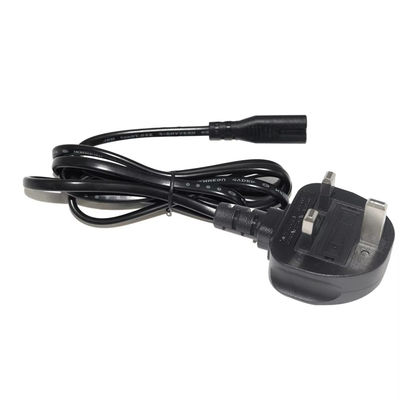 イギリスからC7電源ケーブル 1.5M 250V 2.5A 18AWG 柔軟なPVC ニンテンドースイッチ/スピーカー/ラップトップ電源アダプタ