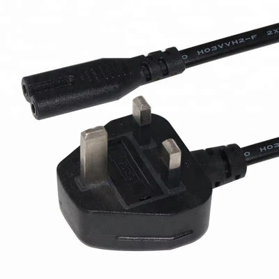 イギリスからC7電源ケーブル 1.5M 250V 2.5A 18AWG 柔軟なPVC ニンテンドースイッチ/スピーカー/ラップトップ電源アダプタ