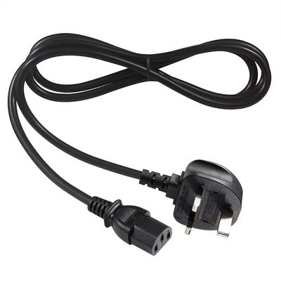 UKからC13電源ケーブル 1.2M 250V 13A 16AWG サーバー/医療機器/データセンターPDU用の重用ケーブル (CE/BS1363/RoHS)