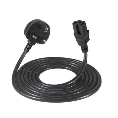 イギリス C15 電源ケーブル 3ピンプラグと IEC C15ケーブル 工業機器