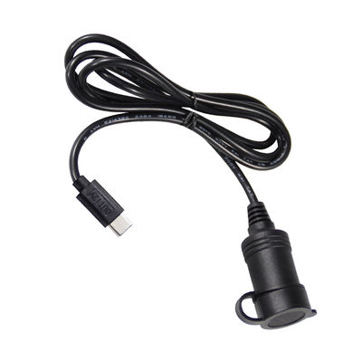 12V 24V 双入力USB-C 自動車充電器 アダプター変換器 QC3.0 急速充電と安全性保護