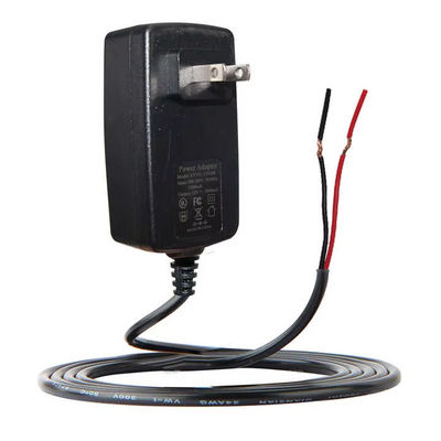US プラグ AC 電源コードから裸のワイヤーへ 2 角 NEMA 1-15P から LED ドライバー/電源/DIY のストリップ端ケーブルへ