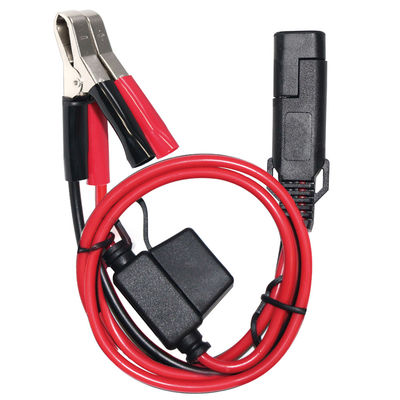 12Vバッテリー充電、ソーラーパネル、インバーター、自動車、DIY用途向けSAE-ワニ口クリップ電源ケーブル