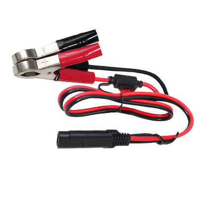 12Vバッテリー充電、ソーラーパネル、インバーター、自動車、DIY用途向けSAE-ワニ口クリップ電源ケーブル